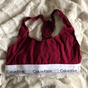 RED CALVIN BRA